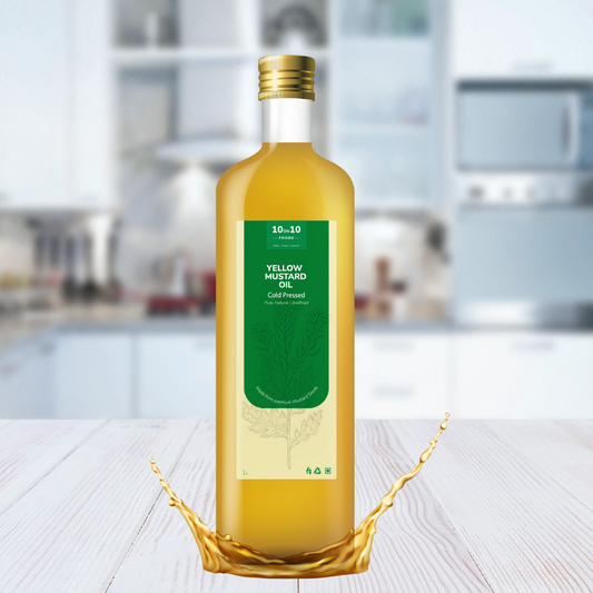 Cold Pressed Mustard Oil - Yellow (Peeli Sarso)