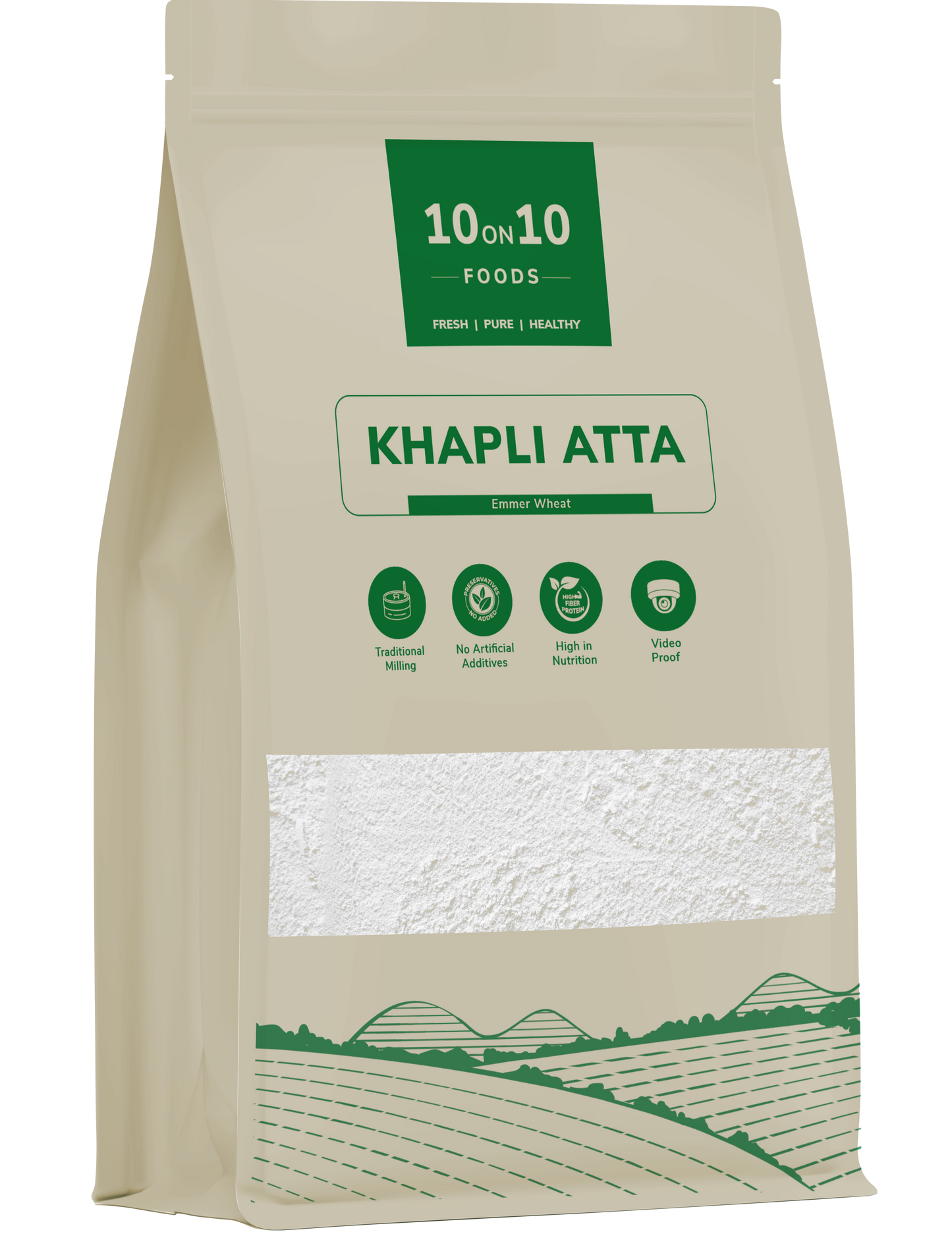 Khapli Atta | Healthy Atta, Stone Ground, Traditionally Milled