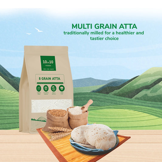8 Grain Multigrain Atta - 10on10foods