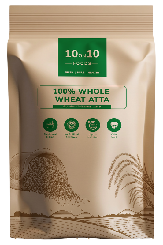 100% Whole Wheat Atta - 10on10foods