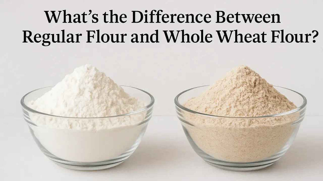 difference between whole wheat and regular flour