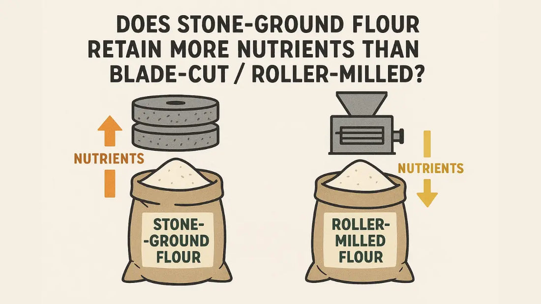Does Stone-ground Flour Retain More Nutrients Than Blade-cut/Roller-milled?