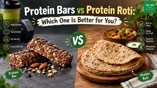 Protein bars vs protein roti comparison for healthy eating