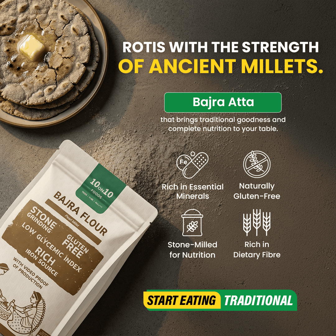 Bajra Atta |  Stone-Ground Bajra/Pearl Millet Flour