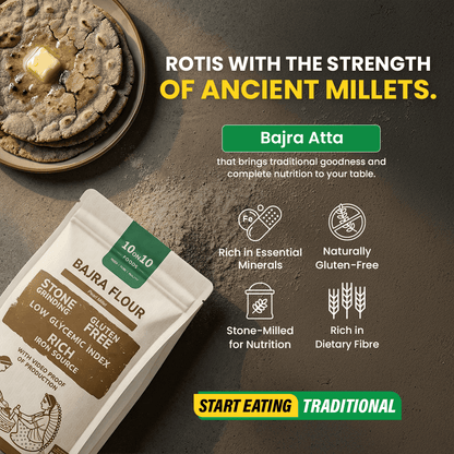 Bajra Atta |  Stone-Ground Bajra/Pearl Millet Flour