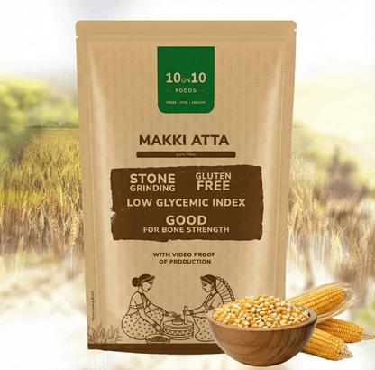 10on10 Foods – Makki Atta (Corn Flour) | Stone-Ground | Gluten-Free | Low GI