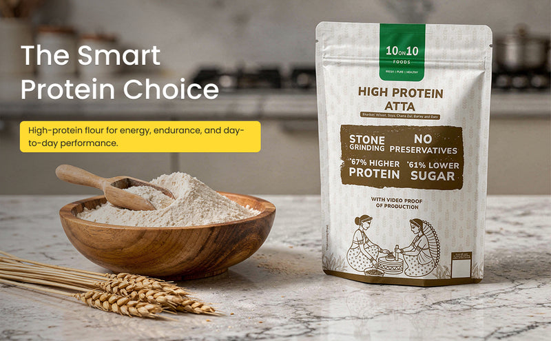 High Protein Atta – 23g Protein, Stone-Ground Fresh