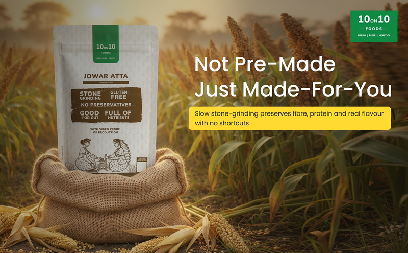 Jowar Atta (Jowar Flour) - 10on10foods