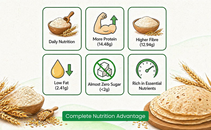 Jowar Atta (Jowar Flour) - 10on10foods