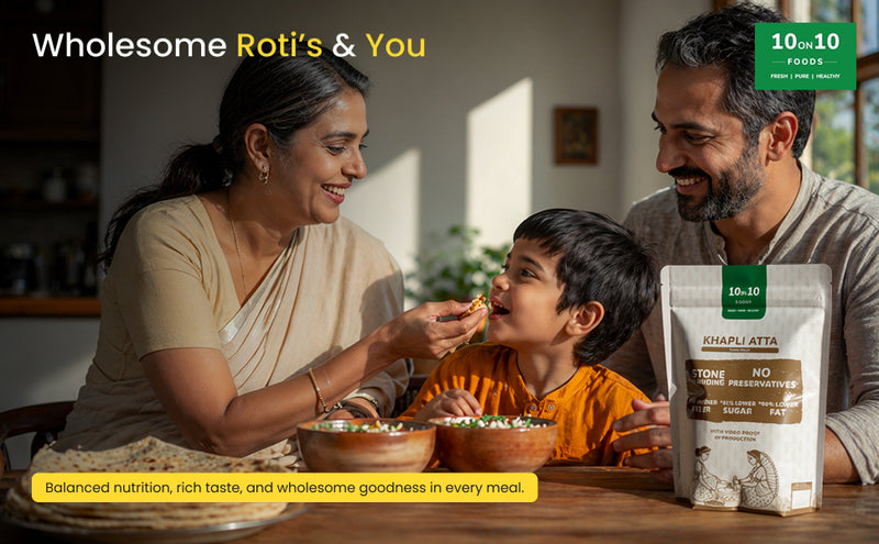 Khapli Atta (Emmer Wheat Flour) – Stone-Ground, High-Fibre