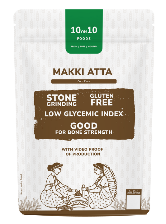10on10 Foods – Makki Atta (Corn Flour) | Stone-Ground | Gluten-Free | Low GI