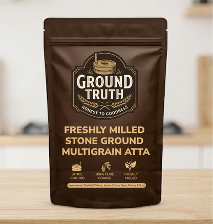 FRESHLY MILLED STONE GROUND MULTIGRAIN ATTA - GT