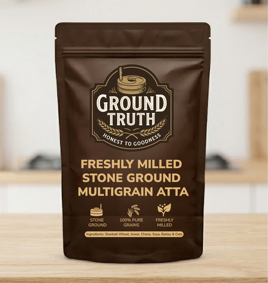 FRESHLY MILLED STONE GROUND MULTIGRAIN ATTA - GT