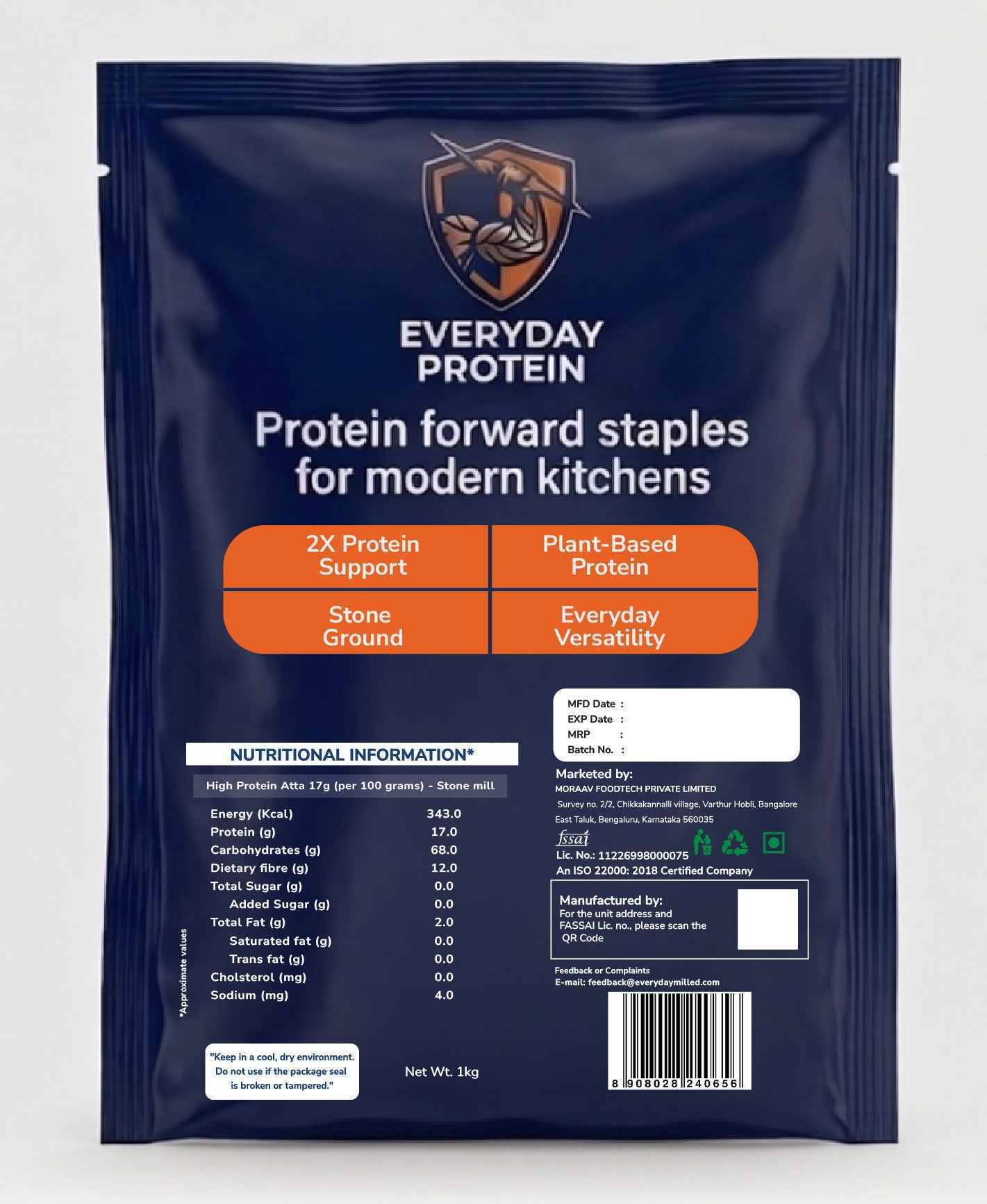 23 gm High Protein Atta - EDP