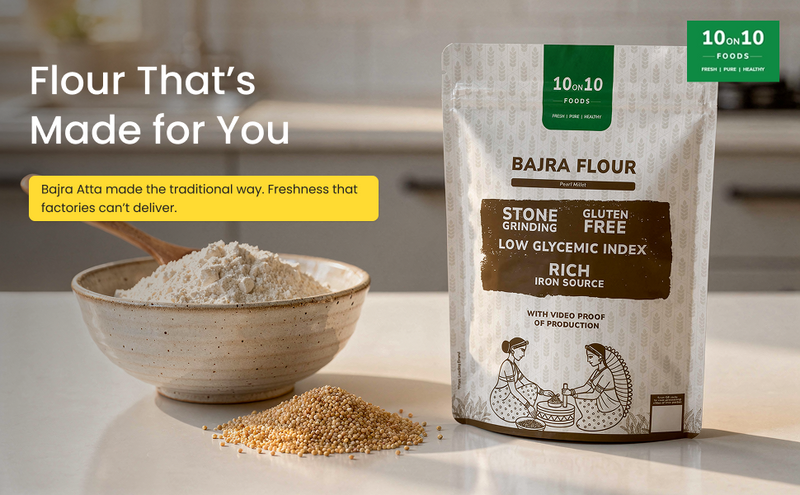 Bajra Atta |  Stone-Ground Bajra/Pearl Millet Flour
