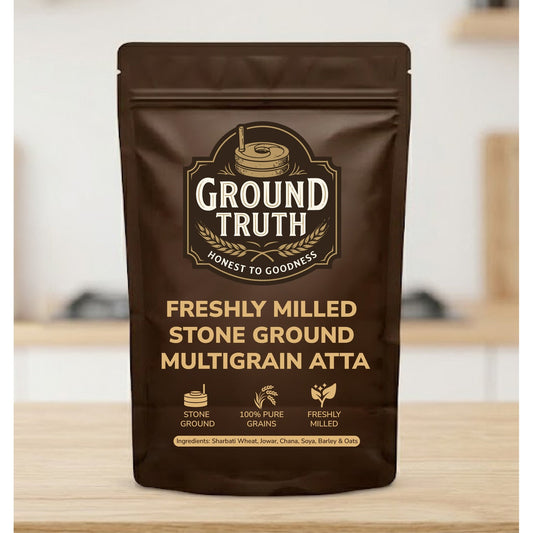 Ground Truth freshly milled stone ground Multigrain atta 1 kg pack