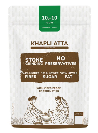 Khapli Atta | Healthy Atta, Stone Ground, Traditionally Milled
