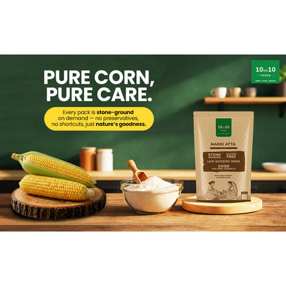 100 percent natural Makki Atta without preservatives or chemicals