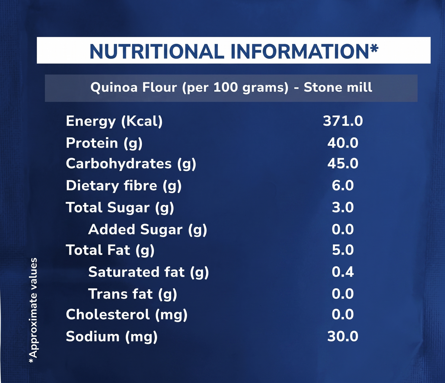 High Protein Quinoa Flour